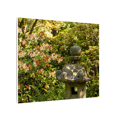 Spring Stone Lantern Gold Repair Canvas Art | Beautiful Decor