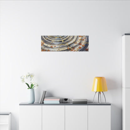 Moonlight Water Ripple Canvas Art - Kintsugi Fukinsei