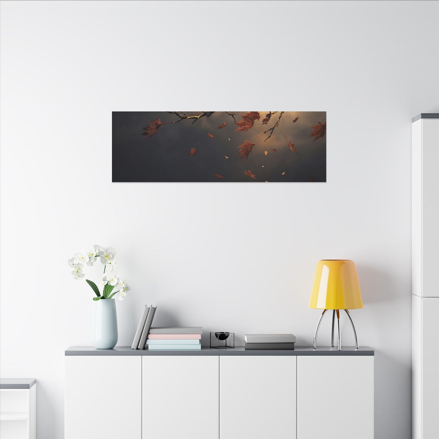 Moonlit Garden Gold Repair Canvas Art | Beautiful Kintsugi Art