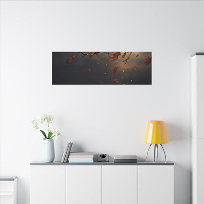 Moonlit Garden Gold Repair Canvas Art | Beautiful Kintsugi Art