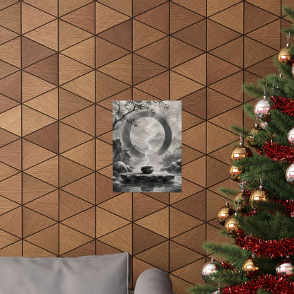Dappled Incense Smoke Wall Art Print - Zen Seijaku