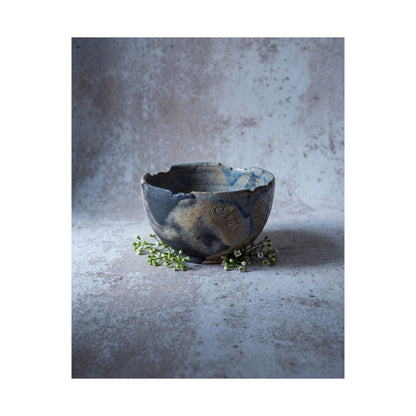 Moonlight Ceramic Bowl Wall Art Print - Japandi Ma