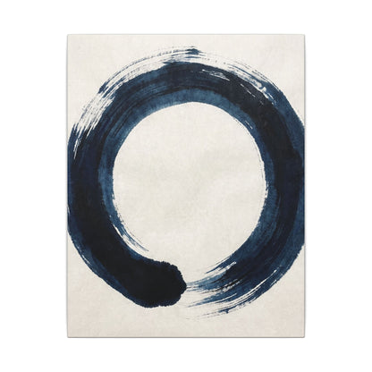 Balanced Meditation Zen Enso Canvas Art