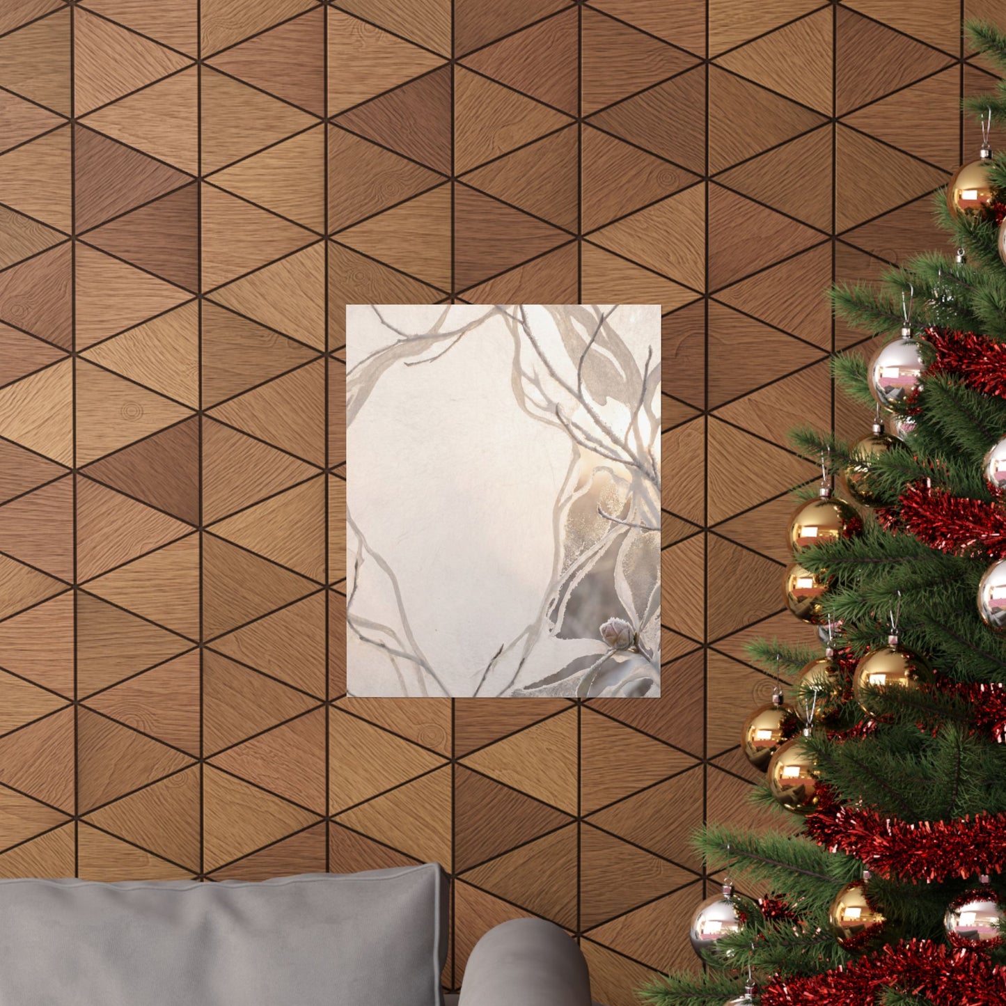 Golden Hour Shoji Screen Wall Art Print - Japandi Datsuzoku