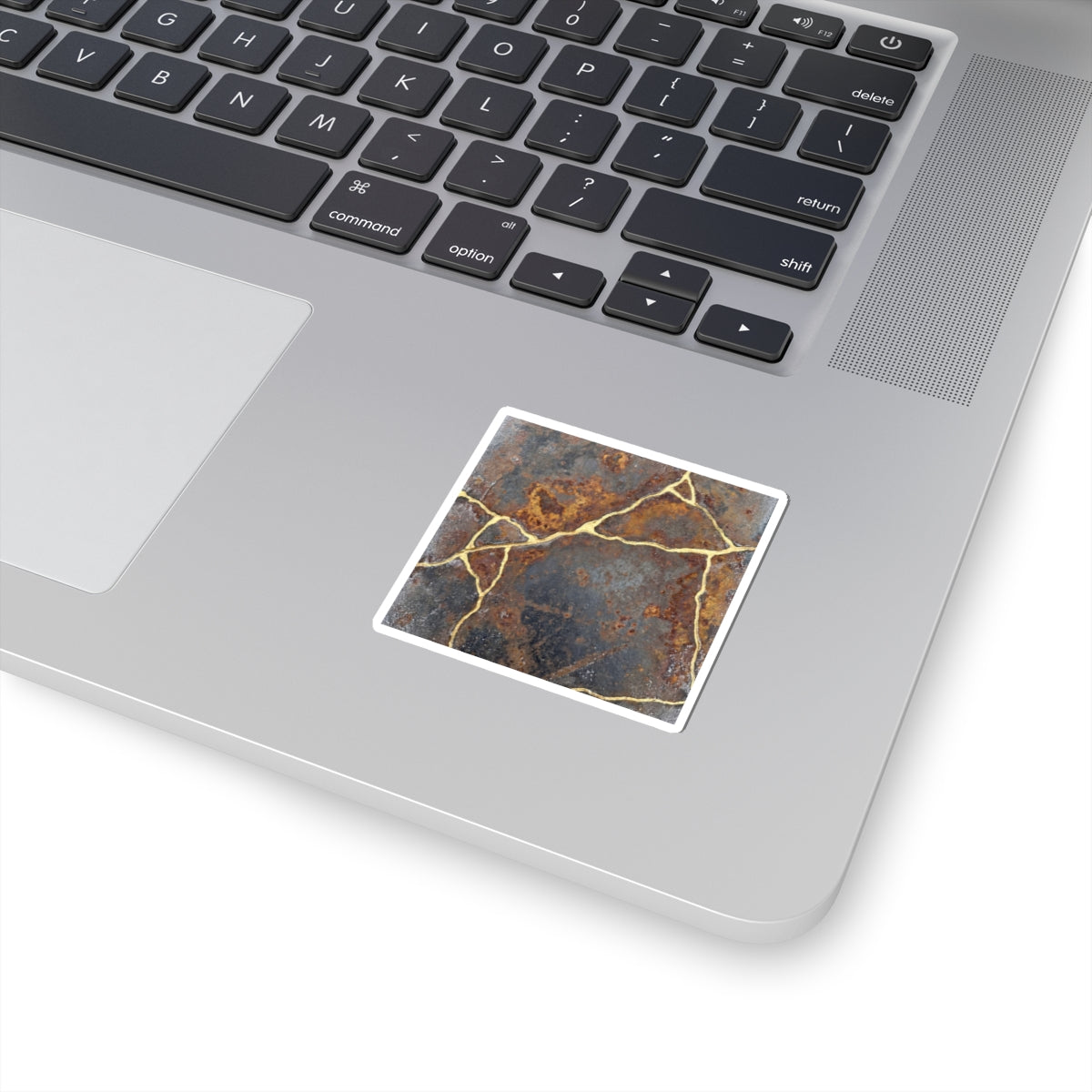 Kintsugi Rust Patina in Overcast | Gold Repair Sticker
