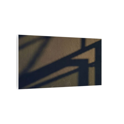 Sophisticated Shadow Play Canvas Art - Moody Minimal Dark Japandi