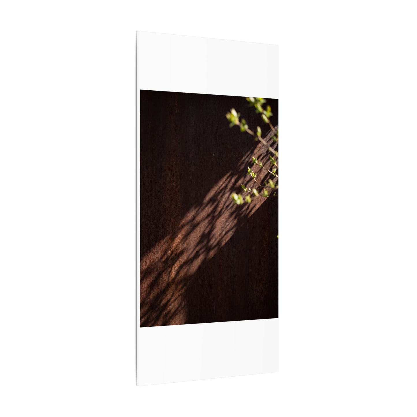 Rust Patina Moody Minimal Canvas Art | Sophisticated Dark Japandi Art