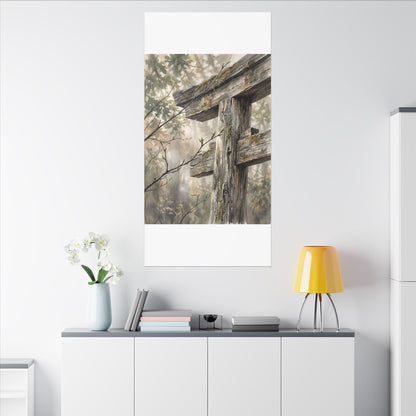 Torii Gate Spring Canvas Art | Japandi Neutral Design