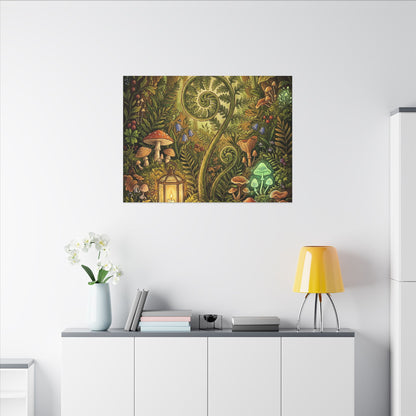 Elegant Ceramic Bowl Canvas Art - Minimal Line Japandi