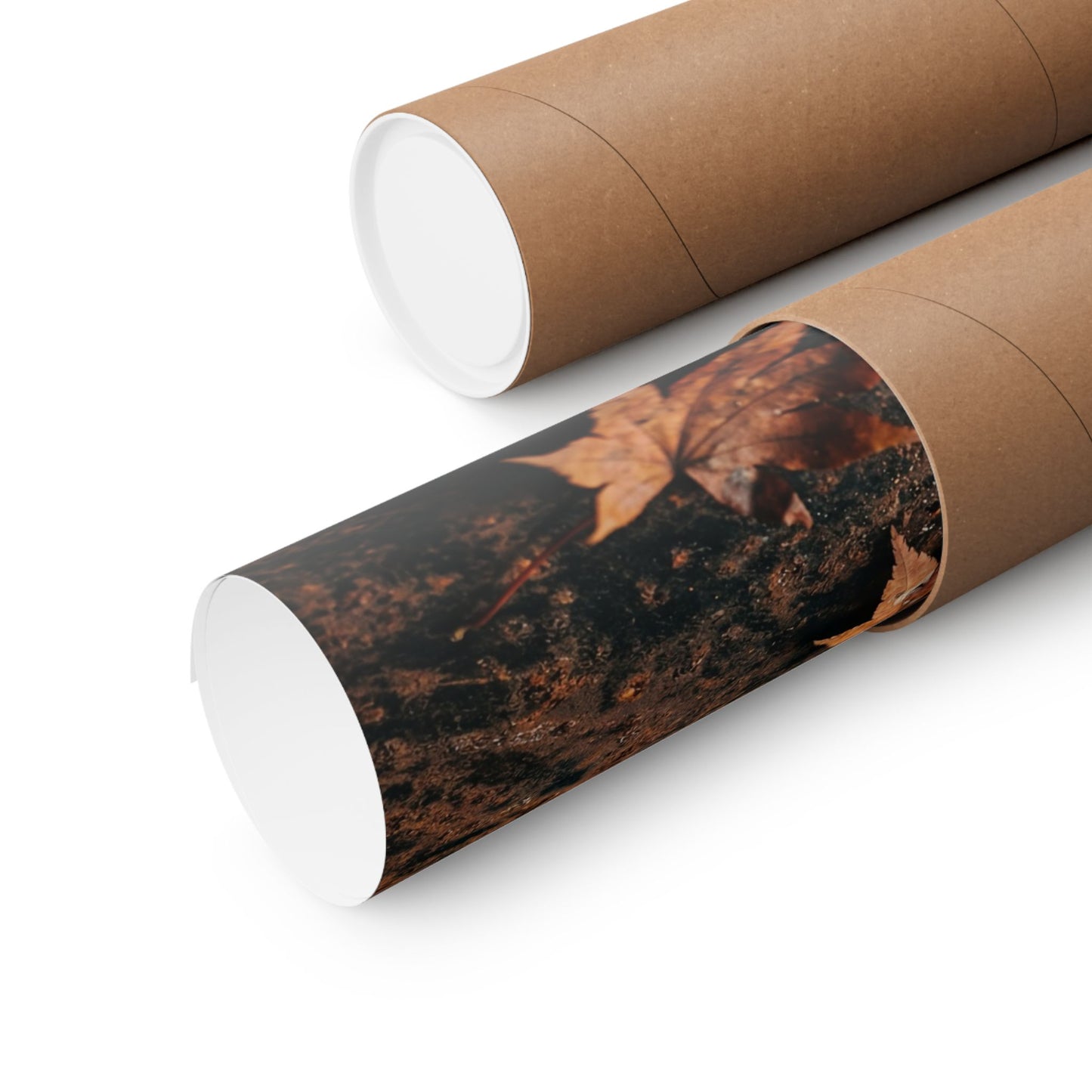 Dark Japandi Rust Patina in Candlelight | Shadow Zen Wall Art Print