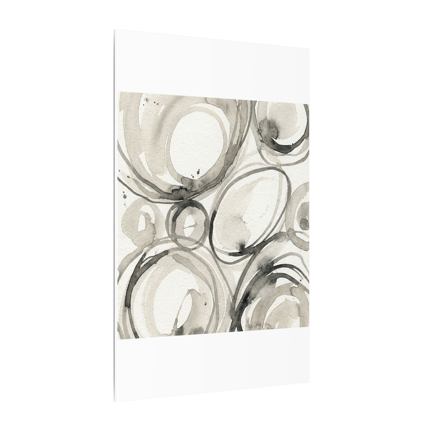 Handcrafted Feel Japandi Watercolor Canvas Art