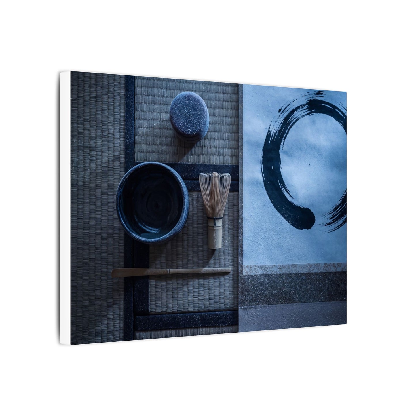 Tea Ceremony Enso Canvas Art | Calm Zen Art