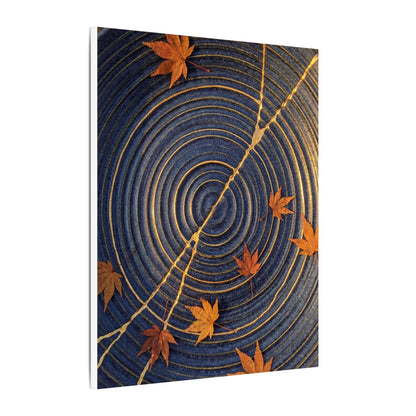 Water Ripple Gold Repair Canvas Art | Healing Kintsugi Art