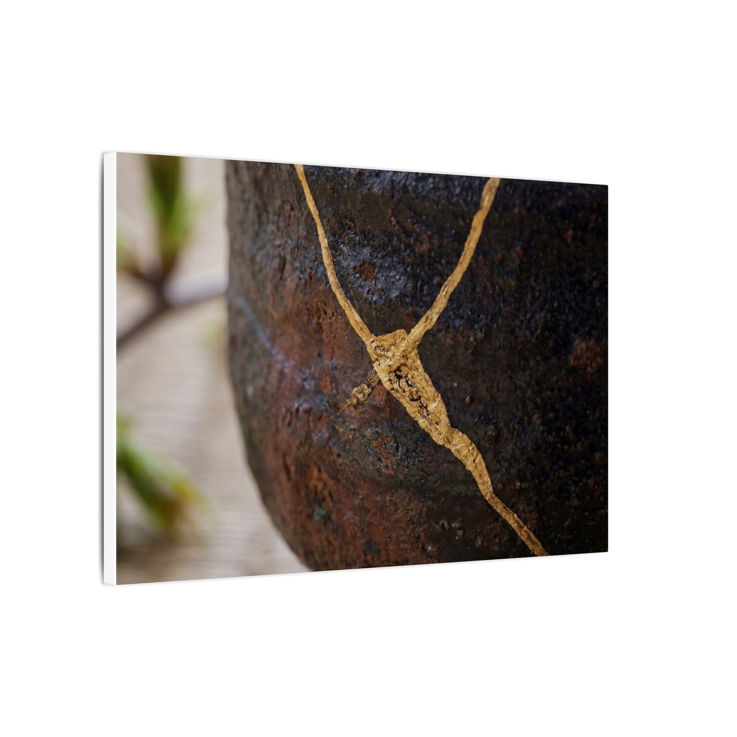 Dawn Tea Ceremony Canvas Art - Kintsugi Mono No Aware