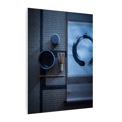 Tea Ceremony Enso Canvas Art | Calm Zen Art