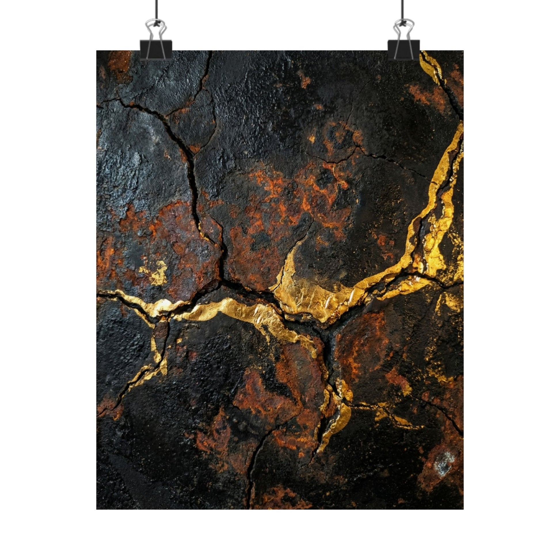 Kintsugi Broken Beauty Wall Art Print Art Print