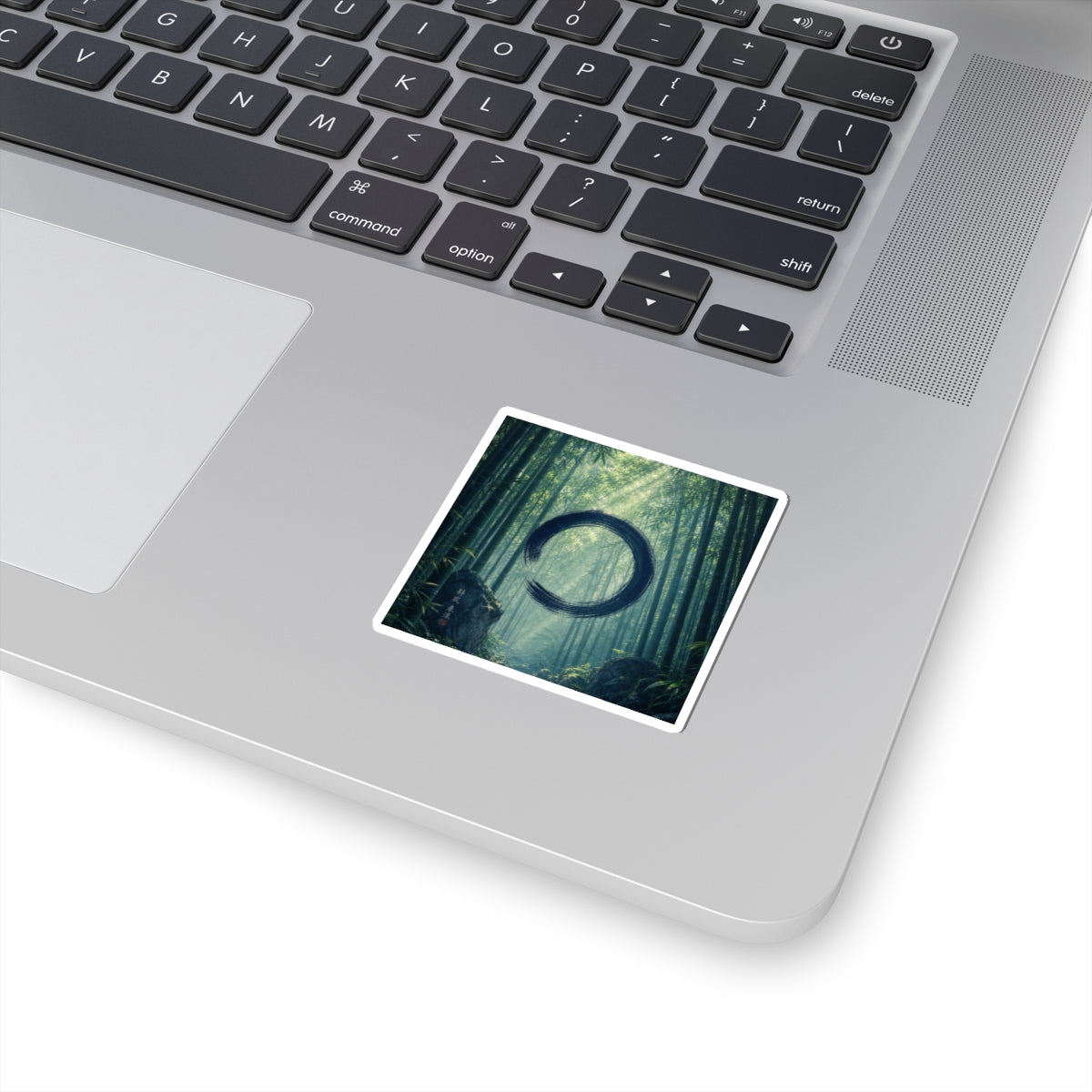 Zen Bamboo Grove in Dappled | Enso Sticker