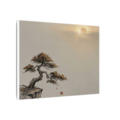Pine Tree Canvas Art | Autumn Zen Karesansui Art