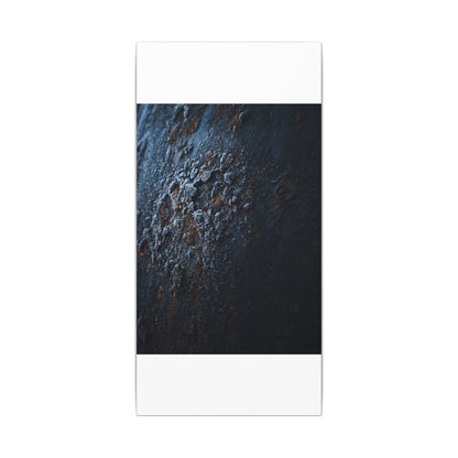Rust Patina Canvas Art | Winter Dark Japandi Shadow Zen Art