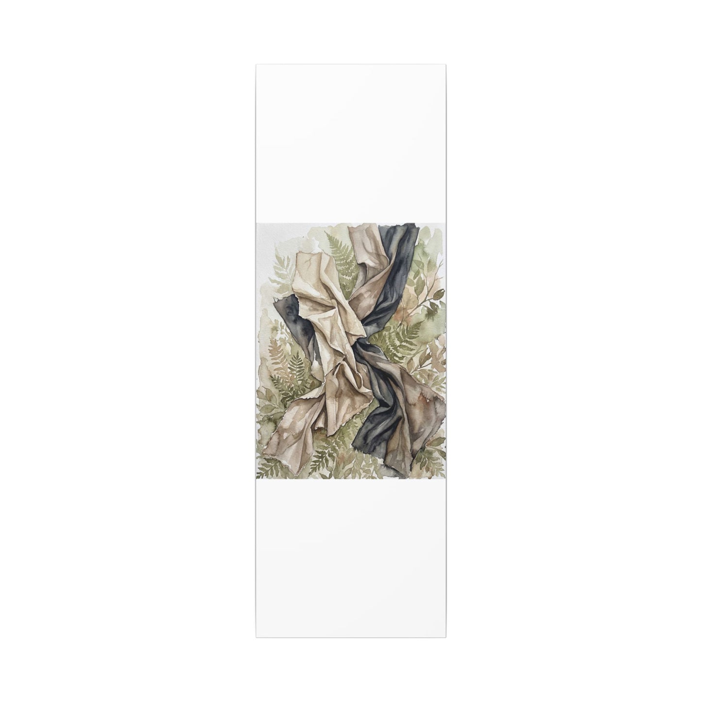 Silk Drape Summer Canvas Art | Japandi Cozy Design
