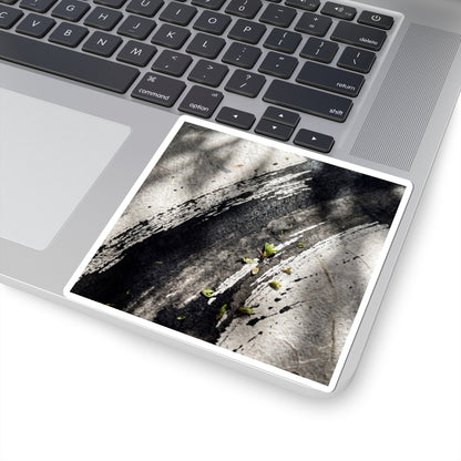 Wooden Bridge Sticker | Spring Dark Japandi Moody Minimal Art