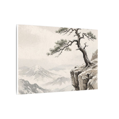 Seijaku Pine Tree Canvas Art - Japandi Japanese Pattern