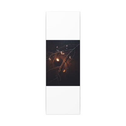 Datsuzoku Cherry Blossom Canvas Art - Dark Japandi Moody Minimal