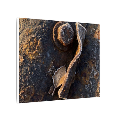 Moody Rust Patina Canvas Art - Moody Minimal Dark Japandi