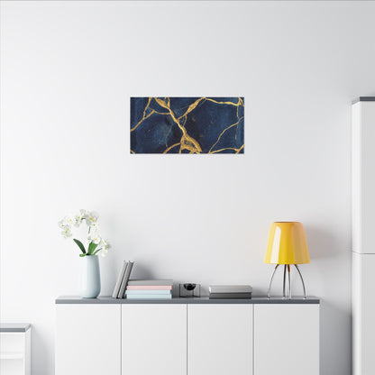 Kintsugi Crackle Canvas Art
