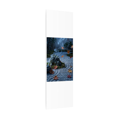 Autumn Incense Smoke Karesansui Canvas Art | Calm Decor