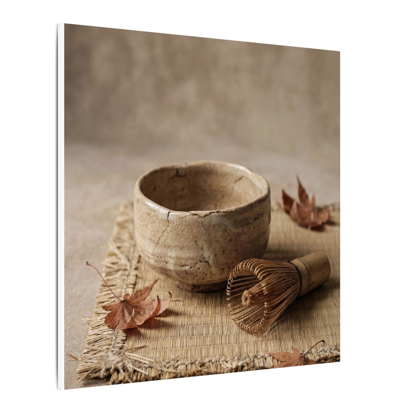 Ma Tea Ceremony Canvas Art - Japandi Texture