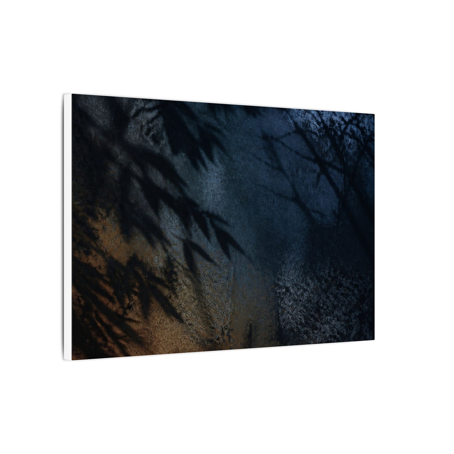 Kanso Shadow Play Canvas Art - Dark Japandi Shadow Zen