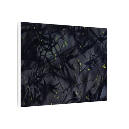 Shadow Play Spring Canvas Art | Dark Japandi Atmospheric Design