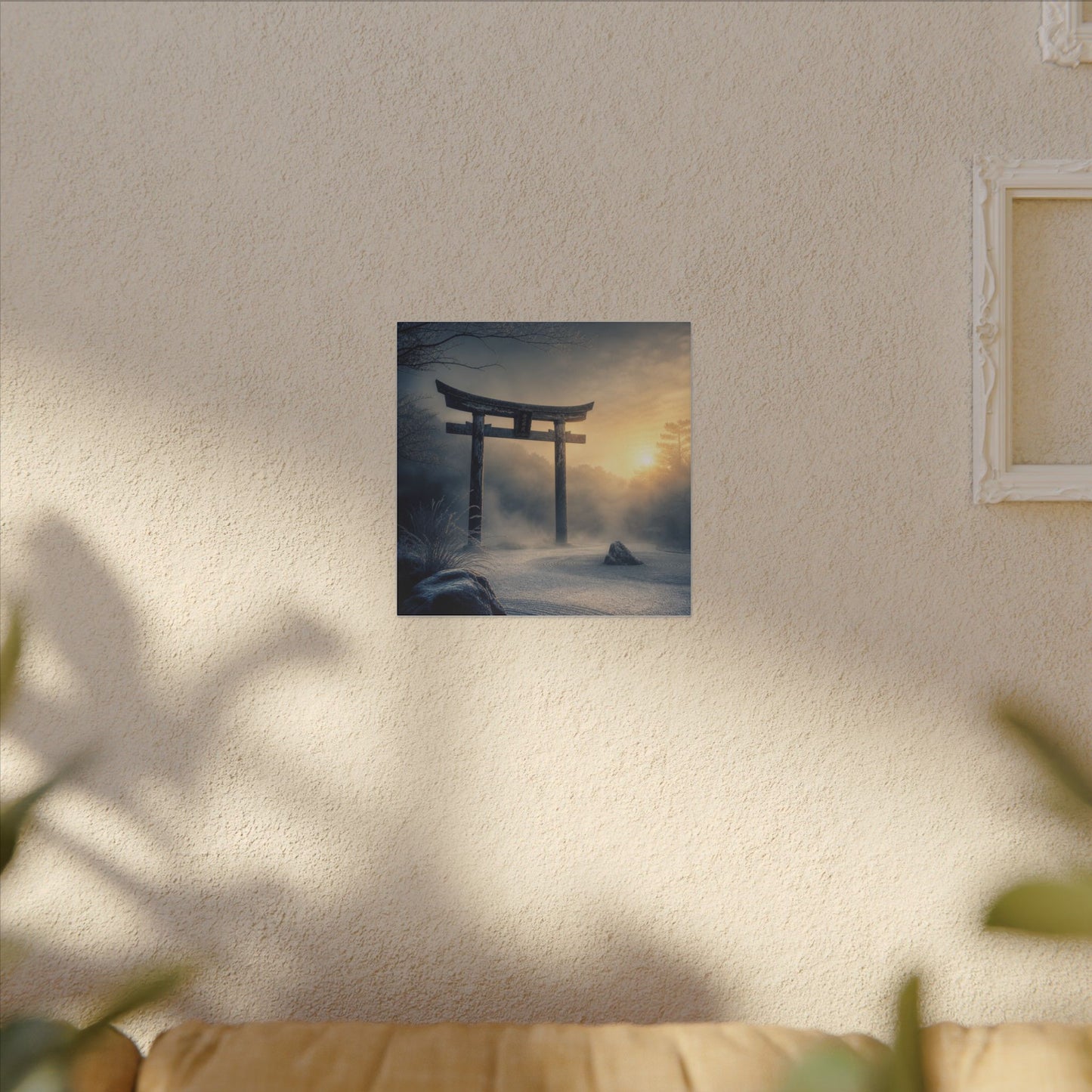 Zen Torii Gate in Golden Hour | Karesansui Canvas Art