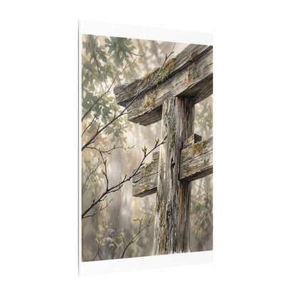 Torii Gate Spring Canvas Art | Japandi Neutral Design