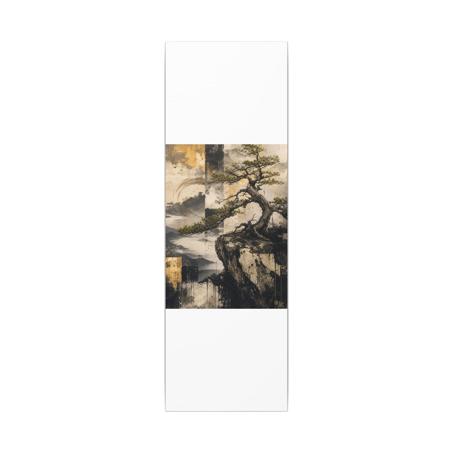 Golden Hour Pine Tree Canvas Art - Japandi Datsuzoku
