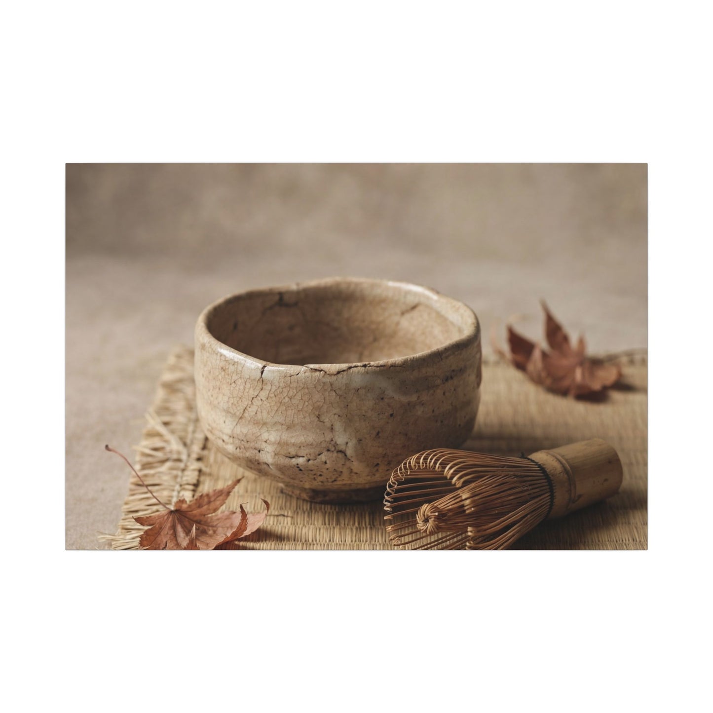 Ma Tea Ceremony Canvas Art - Japandi Texture