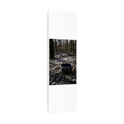 Dappled Ceramic Bowl Canvas Art - Dark Japandi Kanso