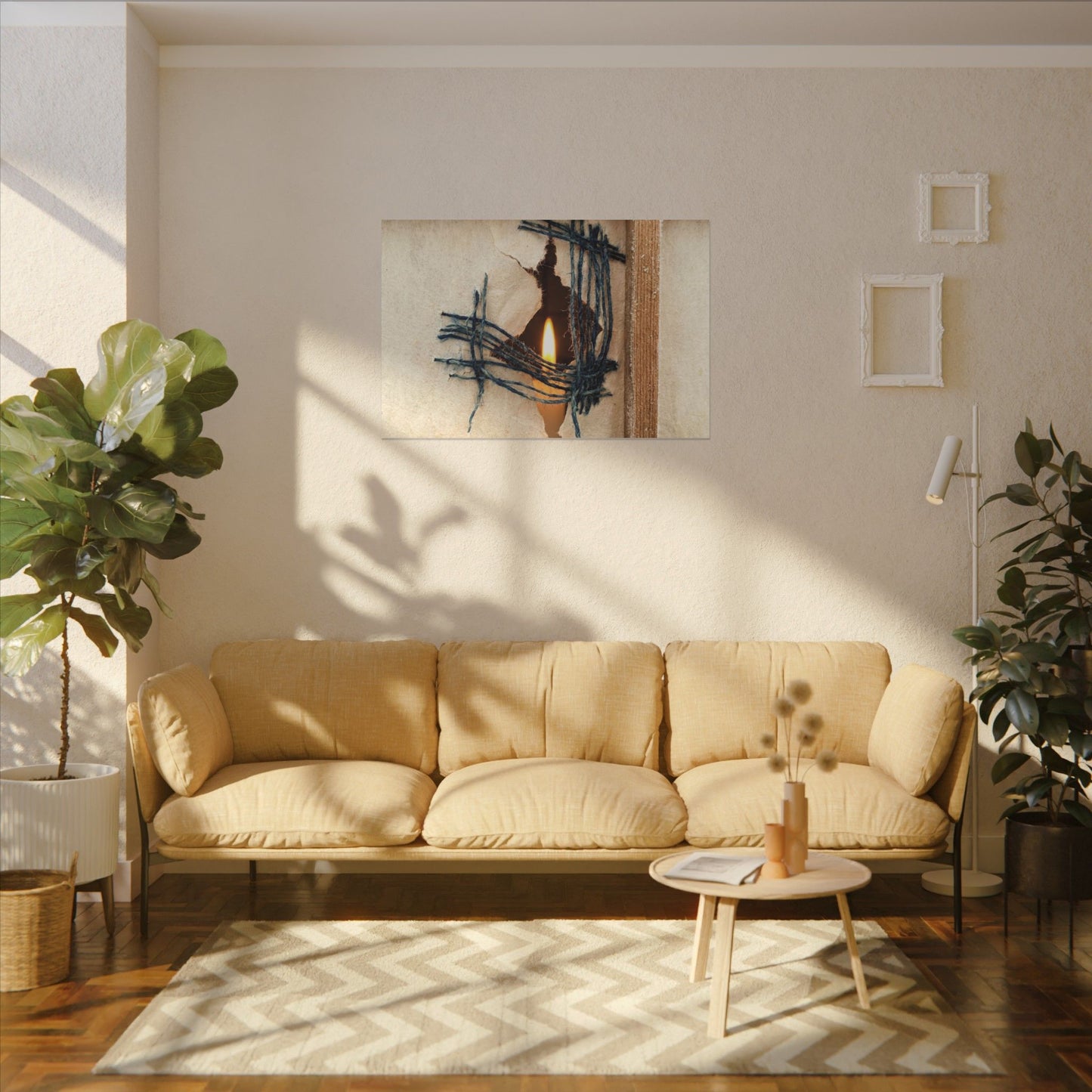 Winter Shoji Screen Broken Beauty Canvas Art | Resilient Decor