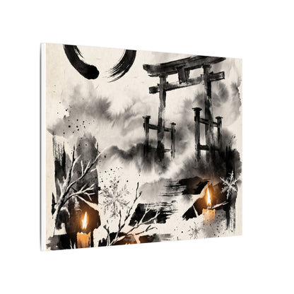 Candlelight Torii Gate Canvas Art - Zen Datsuzoku