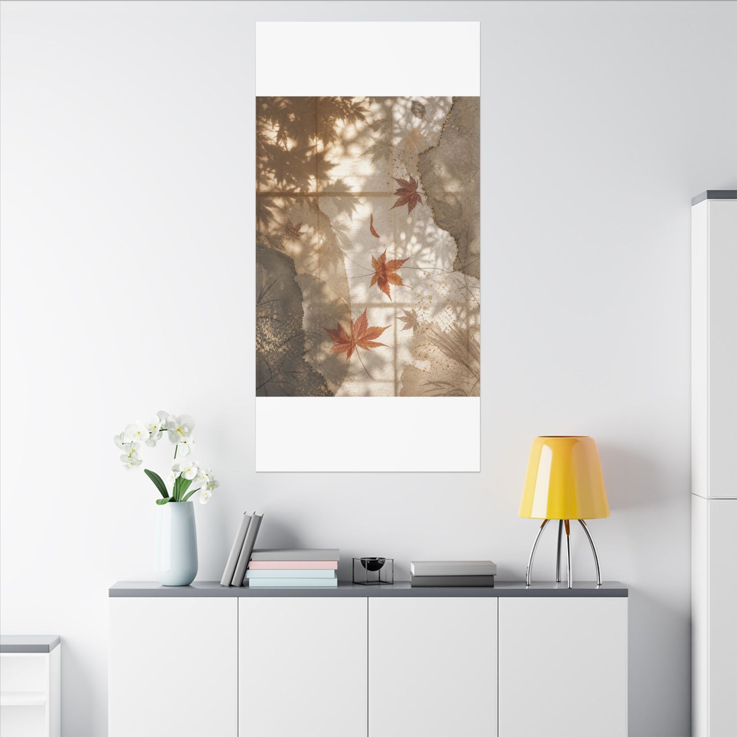 Datsuzoku Shoji Screen Canvas Art - Japandi Japanese Pattern