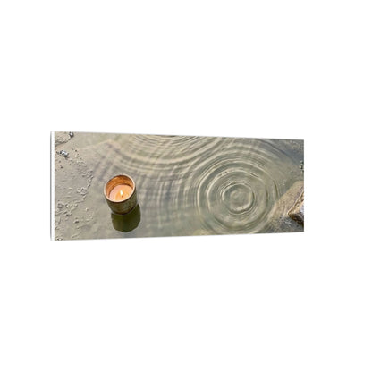 Water Ripple Canvas Art | Winter Japandi Japanese Pattern Art