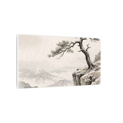 Seijaku Pine Tree Canvas Art - Japandi Japanese Pattern