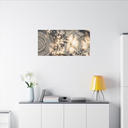 Healing Water Ripple Canvas Art - Gold Vein Kintsugi