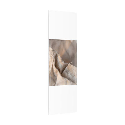 Japandi Paper Fold in Candlelight | Watercolor Canvas Art