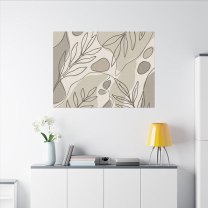 Japandi Minimal Line Canvas Art