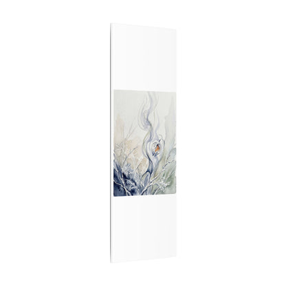 Earthy Incense Smoke Canvas Art - Watercolor Japandi