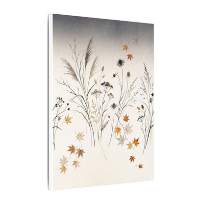 Dawn Dried Flowers Canvas Art - Japandi Kanso