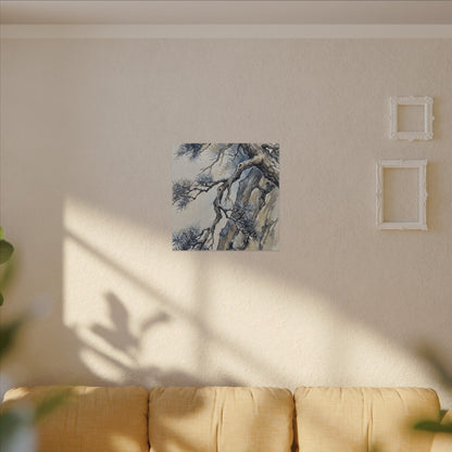 Moonlight Pine Tree Canvas Art - Japandi Seijaku