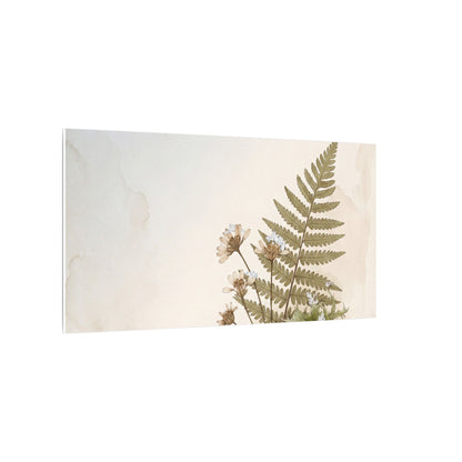 Winter Moss Close Up Herbarium Canvas Art | Enchanting Decor